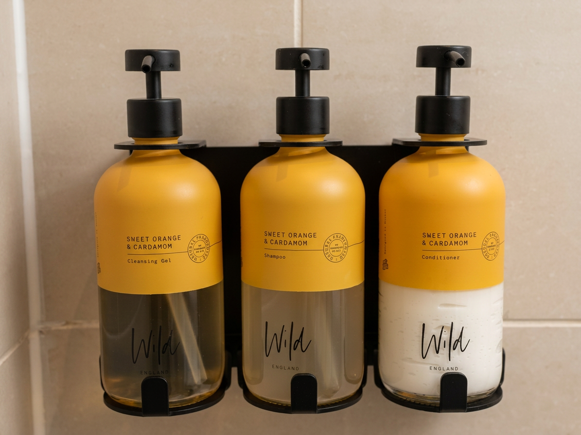 Hastings House complimentary Wild England toiletries